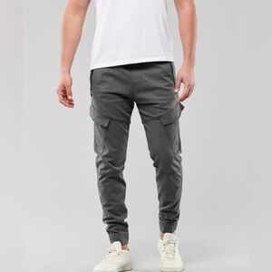 Hollister Men's olive green Cargo jogger utility Pant NWOT size XS fits baggier